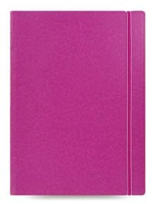 Тефтер Filofax Notebook Classic A4 Fuchsia със скрита спирала, ластик и линирани листа - Filofax - Notebook - 5015142241728