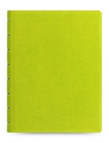 Тефтер Filofax Notebook Saffiano A5 Pear със скрита спирала и линирани листа - Filofax - Saffiano - 5015142245917