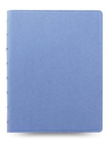 Тефтер Filofax Notebook Saffiano A5 Vista Blue със скрита спирала и линирани листа - Filofax - Filofax - Saffiano - 5015142263317