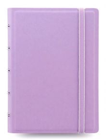 Тефтер Filofax Notebook Classic Pastels Pocket Orchid със скрита спирала, ластик и линирани листа - Filofax - Filofax - Notebook - 5015142269210