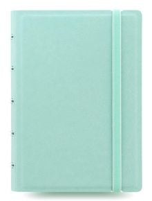 Тефтер Filofax Notebook Classic Pastels Pocket Duck Egg със скрита спирала, ластик и линирани листа - Filofax - Filofax - Notebook - 5015142269234