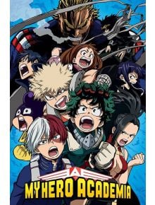 Голям плакат My Hero Academia - Cobalt Blast Group - GRUPO ERIK EDITORES S.L. - Grupo Erik - My Hero Academia - 5050574344135