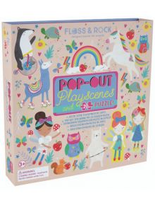 Сцени с фигурки Floss & Rock, Pop-out Play scenes, Rainbow Fairy - Феята на Дъгата - Floss & Rock - Floss & Rock - Момиче - Floss & Rock - Puzzles - 5055166357043