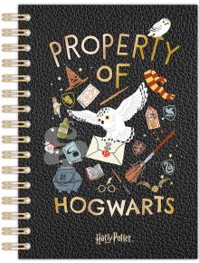 Тефтер със спирала Harry Potter Property of Hogwarts А5, 80 листа - 1119269 - 1083410 - Blue Sky - Harry Potter - 50565637116