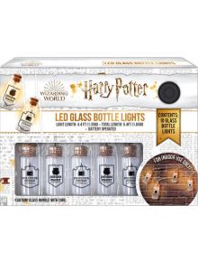 Стъклени бутилки с LED светлини Harry Potter - 1119269 - 1083410 - 1085518,1085620 - Blue Sky - Harry Potter - 5060718141223