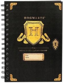 Тефтер със спирала Harry Potter Hogwarts Shield А5, 80 листа - 1119269 - 1083410 - 1129388,1129390 - 5655 - Blue Sky - Harry 