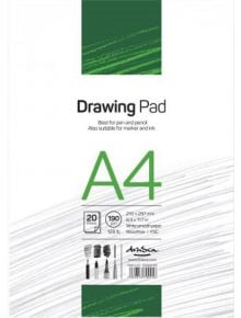 Скицник Drasca Drawing Pad А4, 20 листа - Drasca - Drasca - Момиче, Момче - Drasca - Drawing - 5060816700056