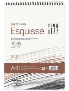 Скицник Drasca Esquisse Sketch Pad А4, 50 листа - Drasca - Drasca - Момиче, Момче - Drasca - Drawing - 5060816700674