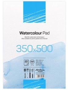 Скицник Drasca Watercolour Pad 35 х 50 см, 20 листа - Drasca - Drasca - Момиче, Момче - Drasca - Watercolour - 5060816700810