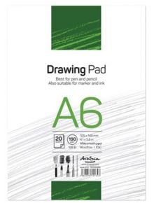 Скицник Drasca Drawing Pad А6, 20 листа - Drasca - Drasca - Момиче, Момче - Drasca - Drawing - 5060816701343