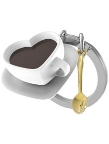 Ключодържател Metalmorphose - Heart Coffee Cup - Metalmorphose - MTM-Gifts - Жена - 5404006049790