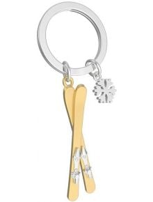 Ключодържател Metalmorphose - Ski with snowflake charm - Metalmorphose - MTM-Gifts - 5404006052165