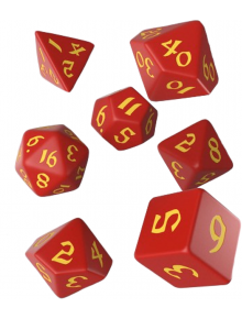 Комплект зарчета Q-Workshop: Classic RPG Dice - Red/Yellow, 7 бр. - 1126283 - 1126282 - 5907699494248