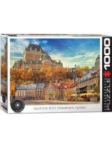 Пъзел Eurographics - Quartier Petit Champlain, 1000 части - EuroGraphics - EuroGraphics - Eurographics - HDR Photography - 628136658096