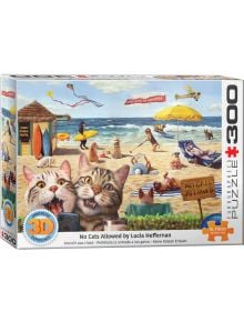 3D лещовиден пъзел Eurographics - No Cats Allowed, 300 части - EuroGraphics - EuroGraphics - Eurographics - 3D Lenticular Puzzles - 628136658799