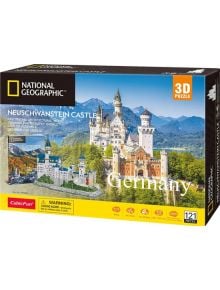 3D пъзел Cubic Fun National Geographic - Замъкът Нойшванщайн, 121 части - Cubic Fun - Cubic Fun - Cubic Fun - National Geographic - 6944588209902