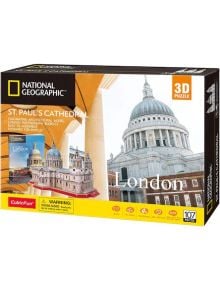 3D пъзел Cubic Fun National Geographic - Катедралата Свети Павел, 107 части - Cubic Fun - Cubic Fun - Cubic Fun - National Geographic - 6944588209919