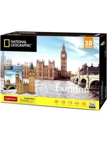 3D пъзел Cubic Fun National Geographic - Биг Бен, 94 части - Cubic Fun - Cubic Fun - Cubic Fun - National Geographic - 6944588209926