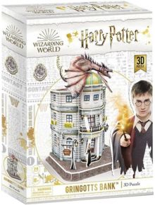 3D пъзел Cubic Fun Harry Potter - Банка Гринготс, 74 части - 1118133 - 571291 - Cubic Fun - Harry Potter - 6944588210052