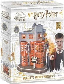 3D пъзел Cubic Fun Harry Potter - Магазинът на Фред и Джордж Уизли, 62 части - 1118133 - 571291 - 5655 - Harry Potter - 69445