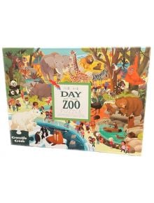 Пъзел Crocodile Creek - Day at the Zoo, 72 части - Crocodile Creek - BVBA Vekemans - Момиче, Момче - Crocodile Creek - Canister Puzzles - 732396416324