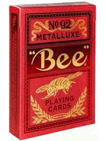 Карти за игра Bicycle Bee Metalluxe Red - Bicycle - The United States Playing Card Company - 073854093726