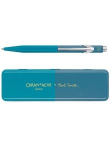 Химикалка Caran d’Ache 849 Paul Smith collection, 4th Edition, тюркоазово-син цвят