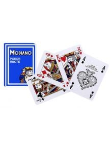 Карти Modiano Poker Route, син гръб - Modiano - Modiano - 8003080004472