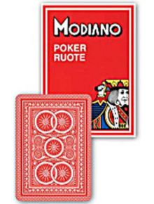 Карти Modiano Poker Route, червен гръб - Modiano - 8003080004489