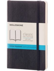 Джобен черен тефтер Moleskine Classic с меки корици и листа на точки - Moleskine - Moleskine - Moleskine - Classic - 8051272892734