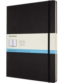 Черен тефтер Moleskine Classic Black A4 с твърди корици и листа на точки - Moleskine - Moleskine - Moleskine - Classic - 8053853602763