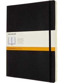 Черен тефтер Moleskine Classic Black A4 с меки корици и линирани листа - Moleskine - Moleskine - Moleskine - Classic - 8053853602770