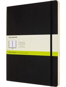 Черен тефтер Moleskine Classic Black A4 с меки корици и нелинирани листа - Moleskine - Moleskine - Moleskine - Classic - 8053853602787