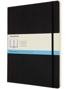 Черен тефтер Moleskine Classic Black A4 с меки корици и листа на точки - Moleskine - Moleskine - Moleskine - Classic - 8053853602800