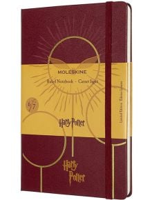 Класически тефтер Moleskine Limited Editions Harry Potter Quidditch с твърди корици и линирани страници - 1119062 - 7398 - 10