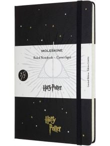 Класически тефтер Moleskine Limited Editions Harry Potter Deathly Hallows с твърди корици и линирани страници - 1119062 - 739