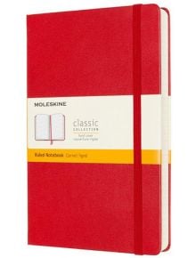 Червен тефтер Moleskine Classic с широки редове - Moleskine - Moleskine - Moleskine - Classic - 8053853606198