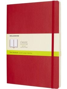 Голям червен тефтер Moleskine Classic Red Scarlet с меки корици и нелинирани страници - Moleskine - Moleskine - Moleskine - Classic - 8055002854696