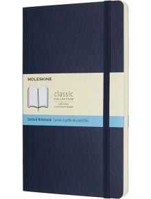 Класически син тефтер Moleskine Classic Sapphire Blue с меки корици и листа на точки - Moleskine - Moleskine - Moleskine - Classic - 8055002854764