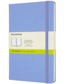 Класически тефтер Moleskine Classic Hydrangea Blue с твърди корици и нелинирани страници - Moleskine - Moleskine - Moleskine - Classic - 8056420850826