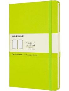 Класически тефтер Moleskine Classic Lemon Green с твърди корици и нелинирани страници - Moleskine - Moleskine - Moleskine - Classic - 8056420850888