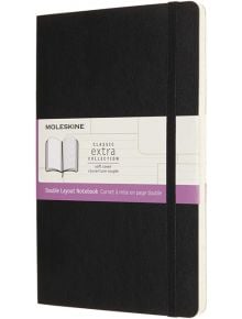 Класически черен тефтер Moleskine с меки корици, комбинирани страници - Moleskine - Moleskine - Moleskine - Classic - 8056420852974