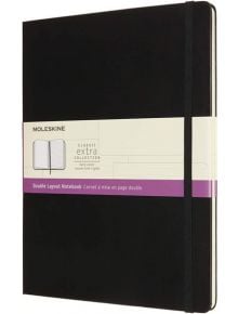 Класически черен тефтер Moleskine XL с твърди корици, комбинирани страници - Moleskine - Moleskine - Moleskine - Classic - 8056420853001