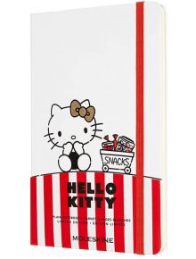 Голям бял тефтер Moleskine Hello Kitty с нелинирани страници, Limited Edition - Moleskine - Moleskine - Moleskine - Hello Kitty - 8056420853490