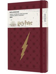 Седмичен тефтер - органайзер Moleskine Harry Potter за 2022 г. с твърди корици