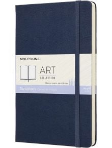 Тефтер Moleskine Art Sketchbook Sapphire Blue с твърди корици - Moleskine - Moleskine - Жена, Мъж - Moleskine - Art - 8058341715611