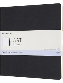 Скицник Moleskine Art Square Sketch Black