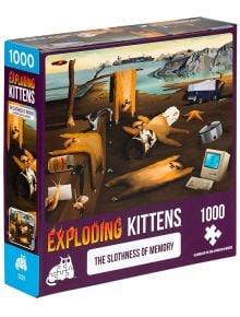 Пъзел Експлодиращи Котета - The Slothness of Memory, 1000 части - Exploding Kittens - Exploding Kittens - 810083042411