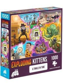 Пъзел Експлодиращи Котета - A Tinke In Time, 1000 части - Exploding Kittens - Exploding Kittens - 810083042961