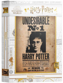 Пъзел Harry Potter: Undesirable, 1000 части - 1130651 - 1133875 - 8163550082736